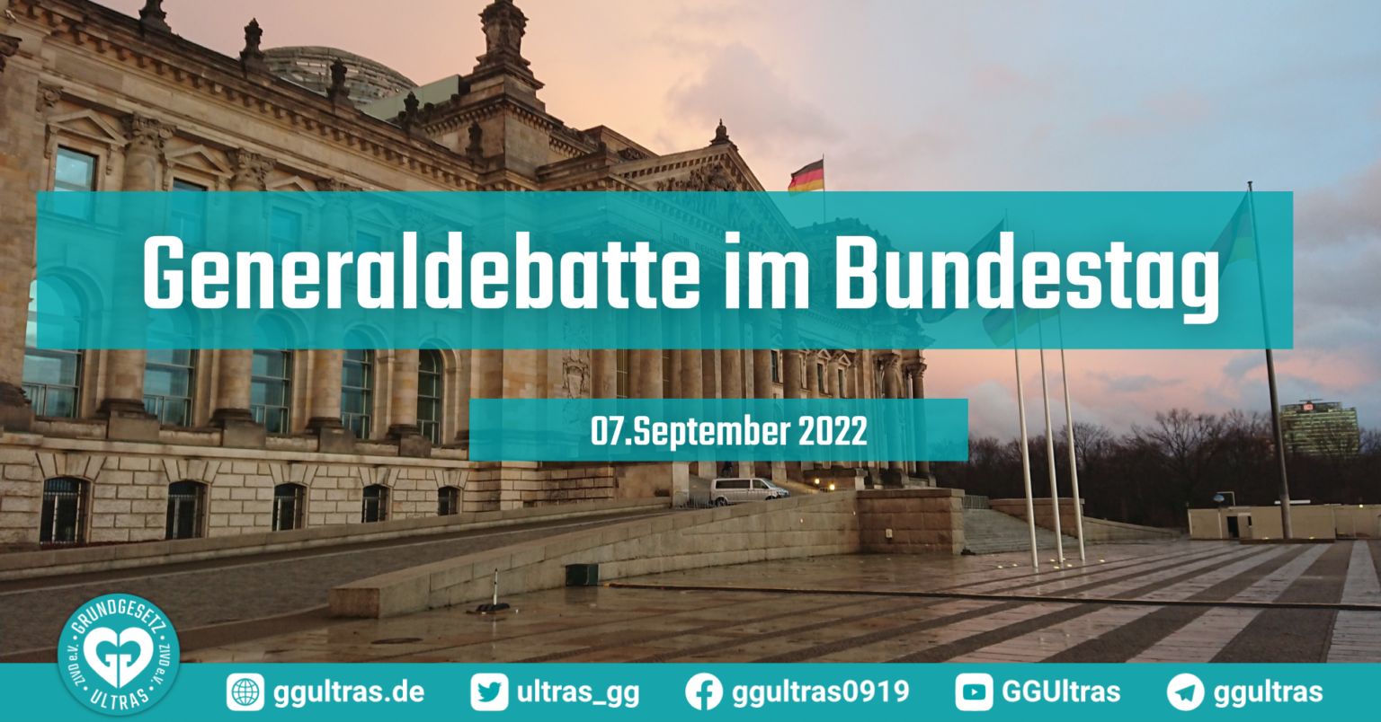 Generaldebatte Im Bundestag | GGUltras